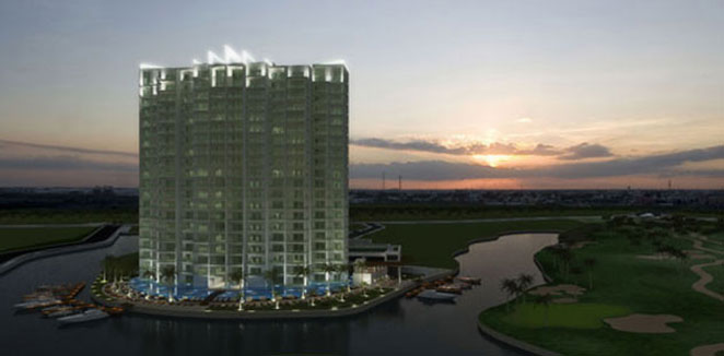 Maioris Tower houses 92 luxury apartments with ocean views.